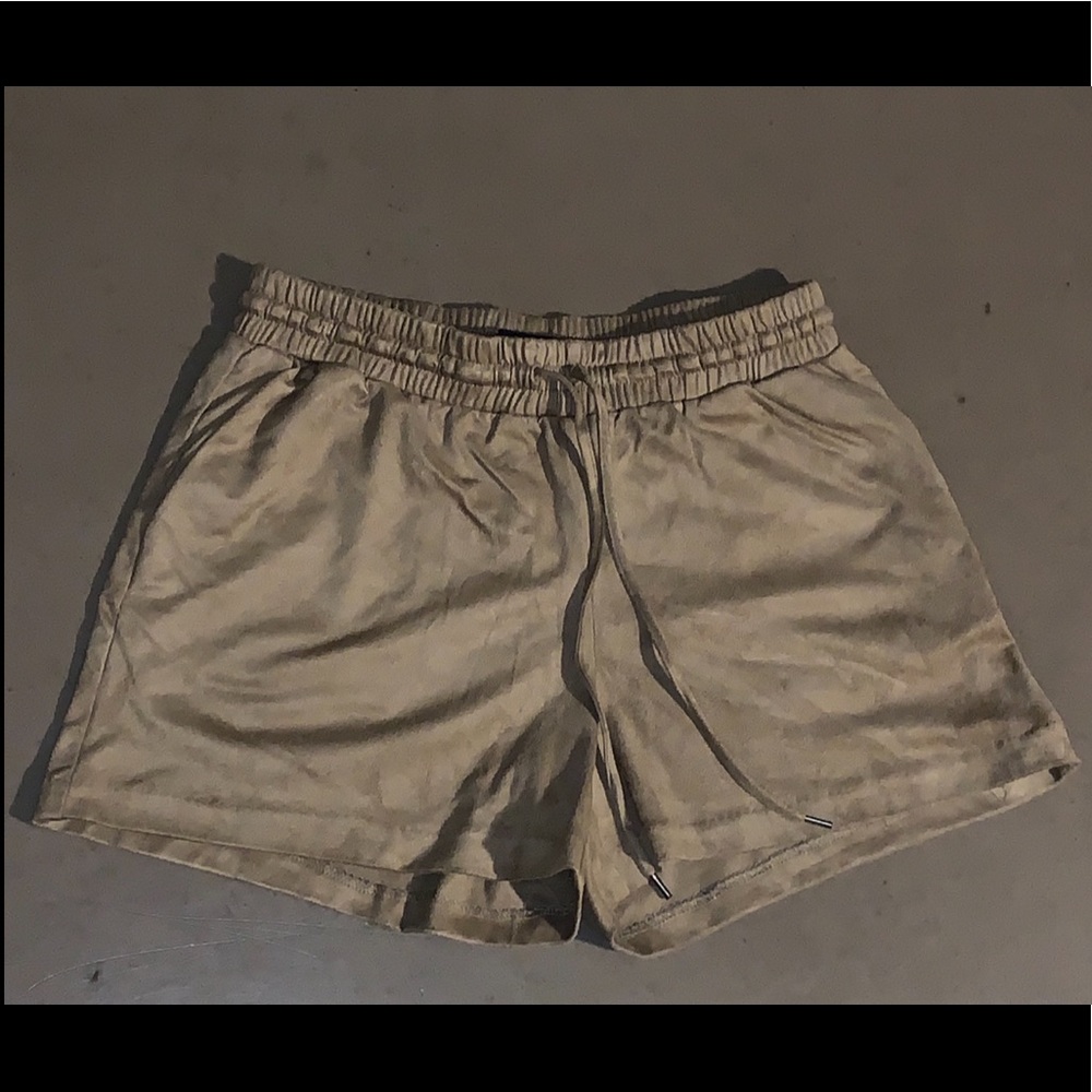 Faux Suede Shorts